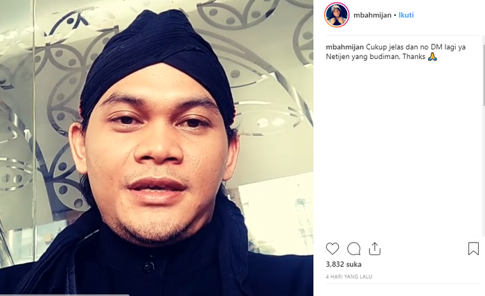 Gisella Anastasia gugat cerai Gading Marten, Mbah Mijan