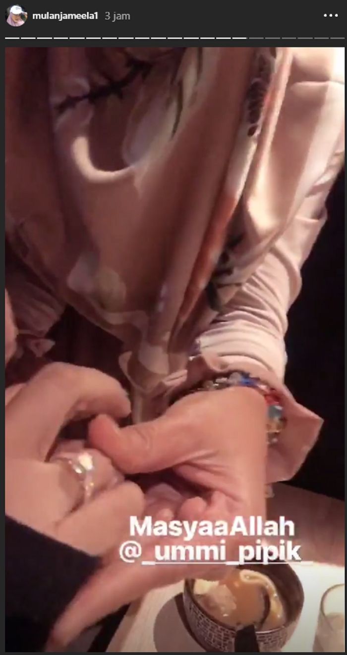 Instagram Story @mulanjameela1