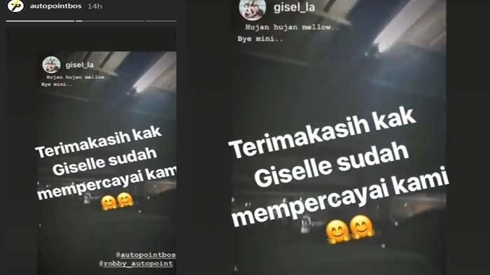 Balasan Auto Point atas unggahan Gisella Anastasia