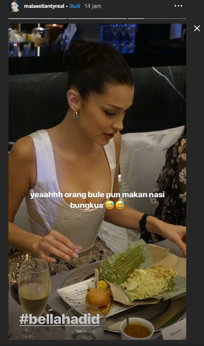 Unggahan insta story Maia Estianty