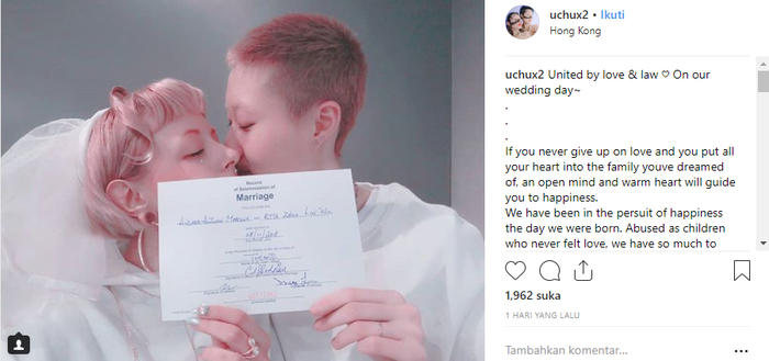 Postingan anak Jackie Chan
