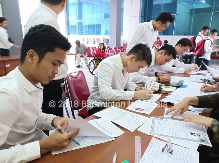 para atlet berprestasi bulutangkis