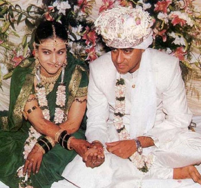 Pernikahan Kajol dan <a href='https://pontianak.tribunnews.com/tag/ajay-devgn' title='Ajay Devgn'>Ajay Devgn</a>