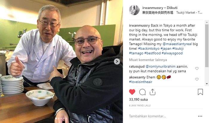 Irwan Mussry mengaku merindukan Maia Estianty