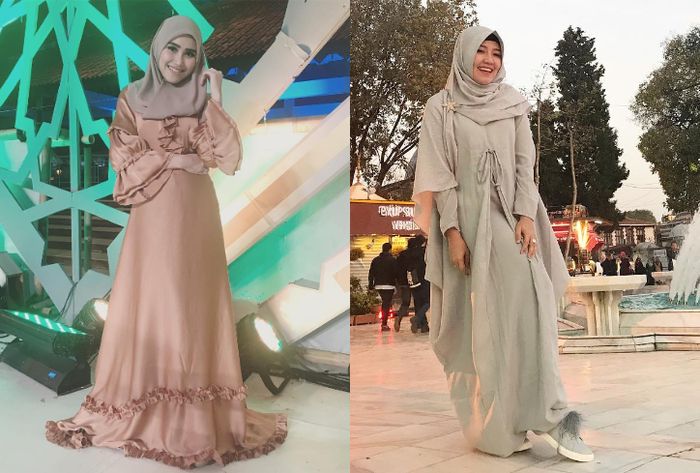 Adu Gaya Penampilan Ayu Ting Ting dan Via Vallen dalam Aktivitas Sehari-hari