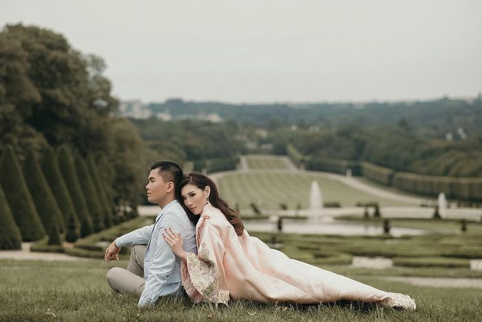 Jusup dan Clarissa melakukan prewedding di Paris