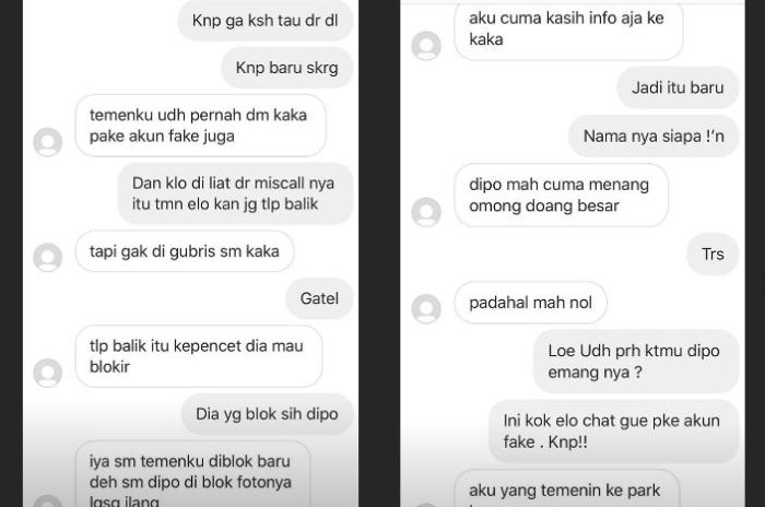 Instastory Nikita Mirzani yang mengungkap perselingkuhan Dipo Latief.