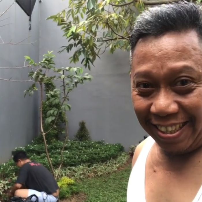 Sudut taman milik Tukul Arwana.