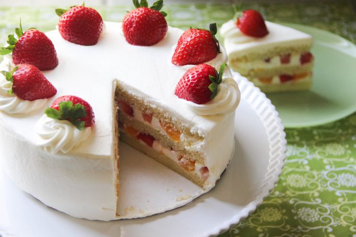 Menikmati Japanese Strawberry Shortcake di Natal 2018.