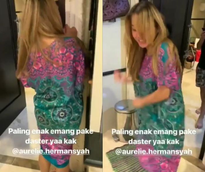 Aurel Hermansyah Kenakan Daster di Rumah Sampai Ditertawakan Ashanty