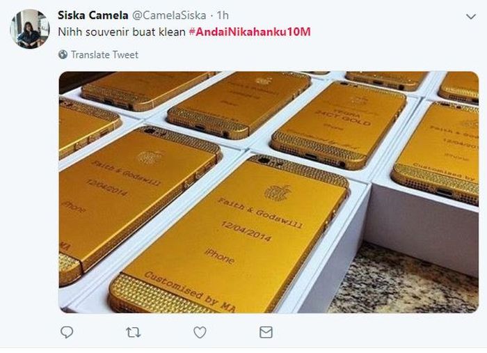 Cuitan kocak bertagar #AndaiNikahanku10M