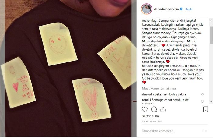 Pilu, Kabarkan Kondisi Terkini Shakira, Denada: Makan Hanya 1-2 Suap