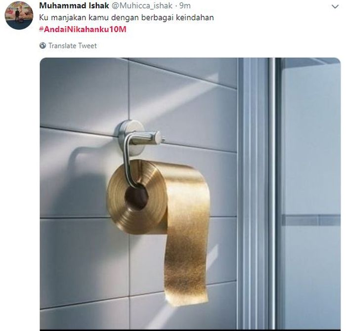 Cuitan kocak bertagar #AndaiNikahanku10M