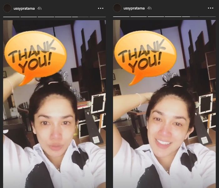 Ussy Sulistiawaty seusai dapat komentar pedas dari netizen