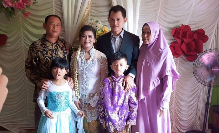 Ferry Anggara saat menikah