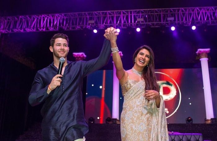 Fakta Dibalik Deretan Gaun Pengantin Priyanka Chopra yang Mewah - Upacara Sangeet