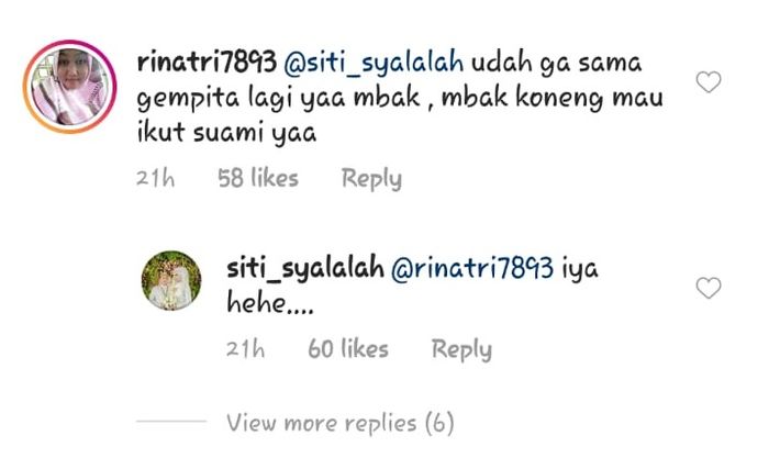 Jawaban Koneng tentang tak lagi jadi pengasuh Gempi.