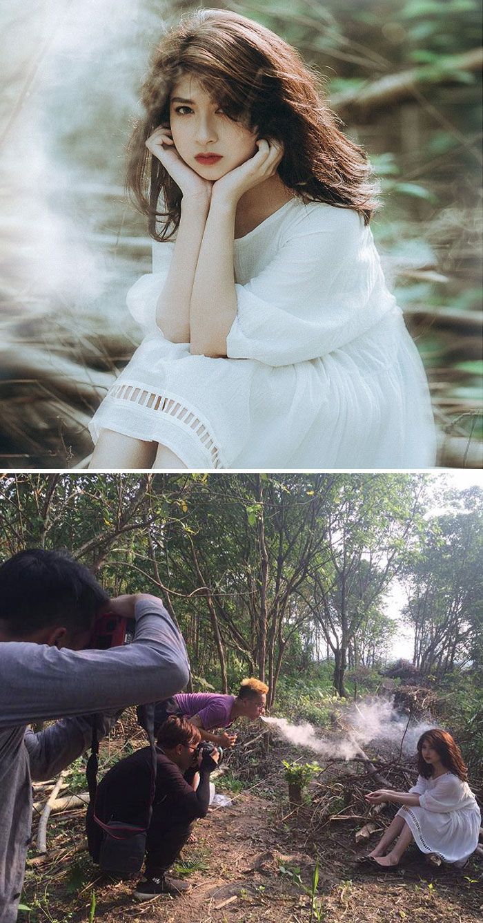 Foto behind the scene.