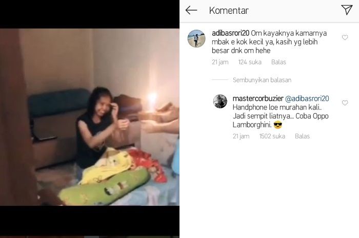 Komentar netizen yang menyebut kamar ART Deddy Corbuzier kecil