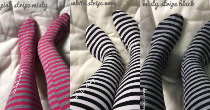 Legging Wudhu Premium Motif Stripe (shopee.co.id )