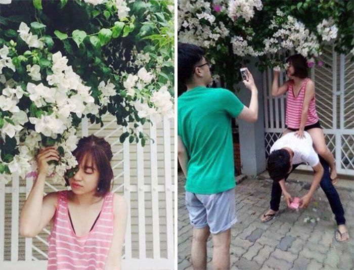 Foto behind the scene.