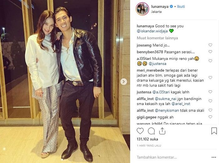 Luna Maya unggah foto bersama pemain bola