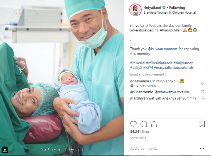 6 Potret Gemas Bayi Rini Yulianti, Xavier Young Min Ha yang Berdarah Korea, Selalu Tersenyum Saat Difoto!