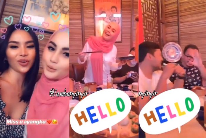 Momen makan bersama Jennifer Dunn dan Faisal Harris