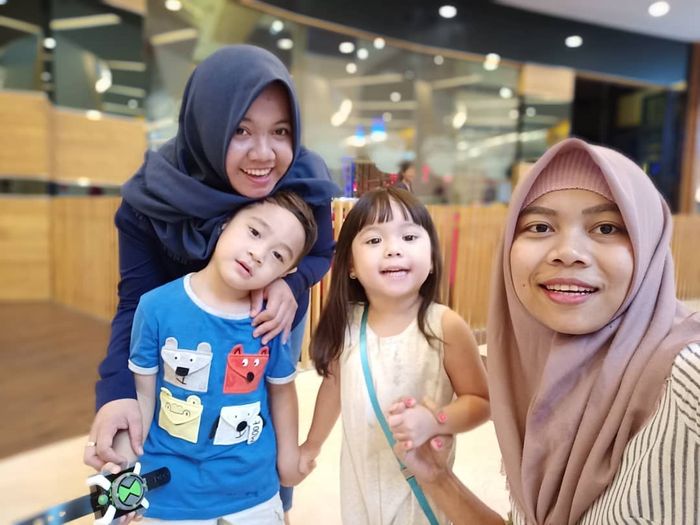 Koneng dan Gempi saat playdate dengan Lala dan Rafathar