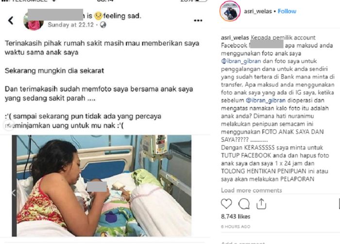 Asri Welas Geram & Ancam Si Pelaku Saat Ketahui Foto Putranya Disalahgunakan Untuk Penipuan