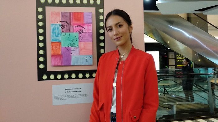 Hellua Puspoyo berbagi tips agar lipstik awet seharian