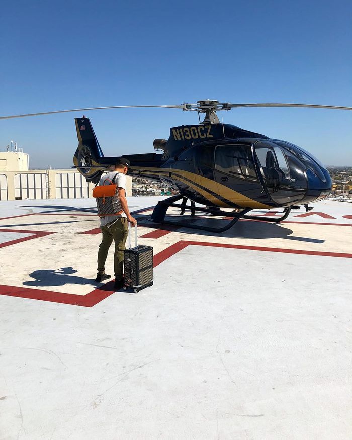 Helikopter pribadi Faisal Nasimuddin