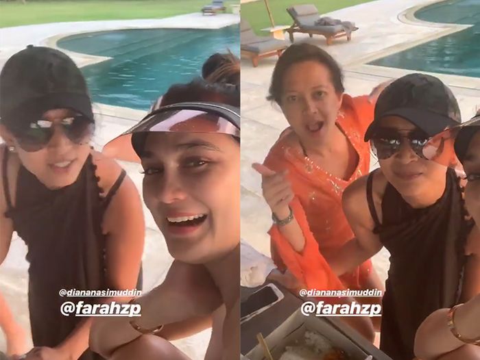 Luna Maya dan Diana Nasimuddin