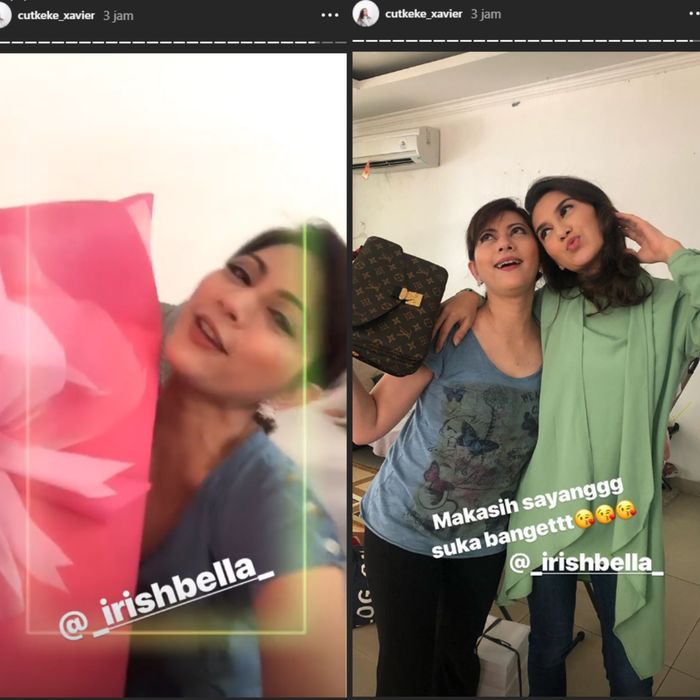 Kado dari Irish Bella
