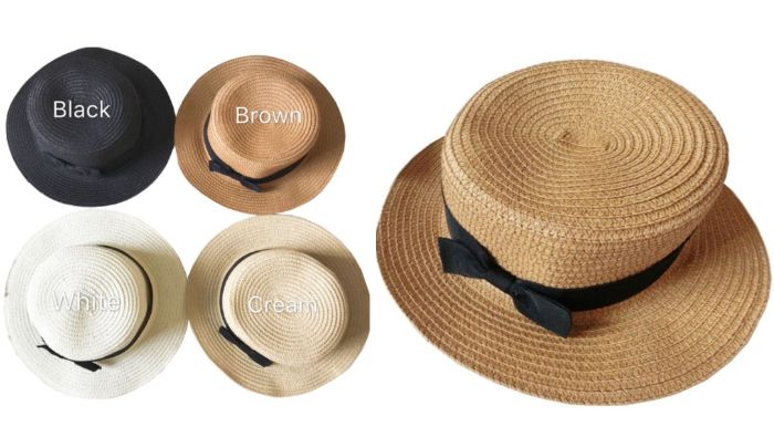 Classic Boater Hat