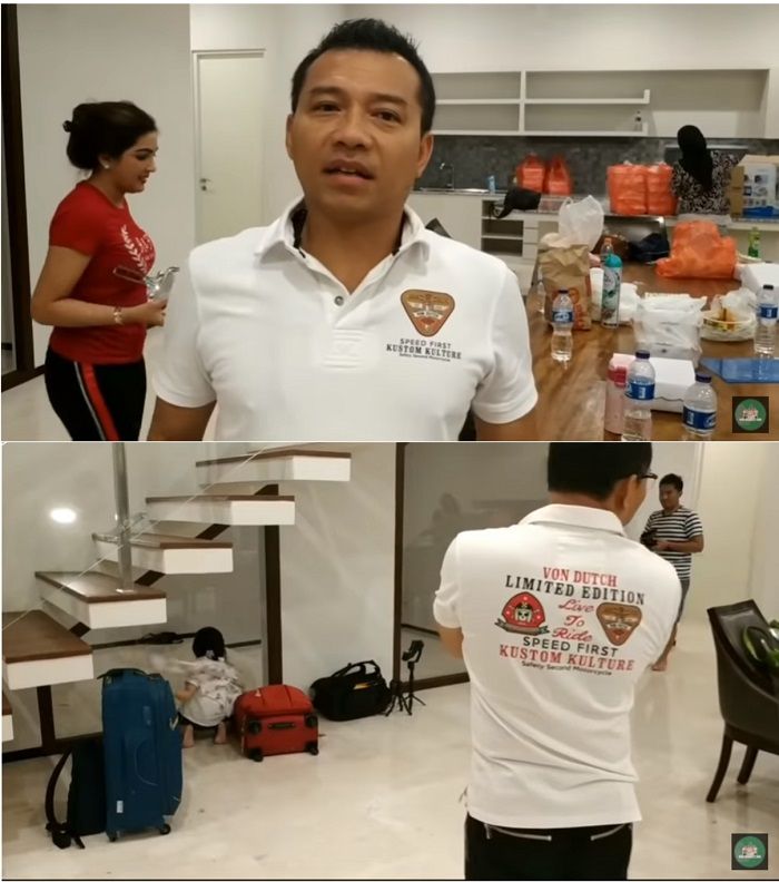 Dapur di rumah Anang Hermansyah dan Ashanty masih belum diisi kitchen set.