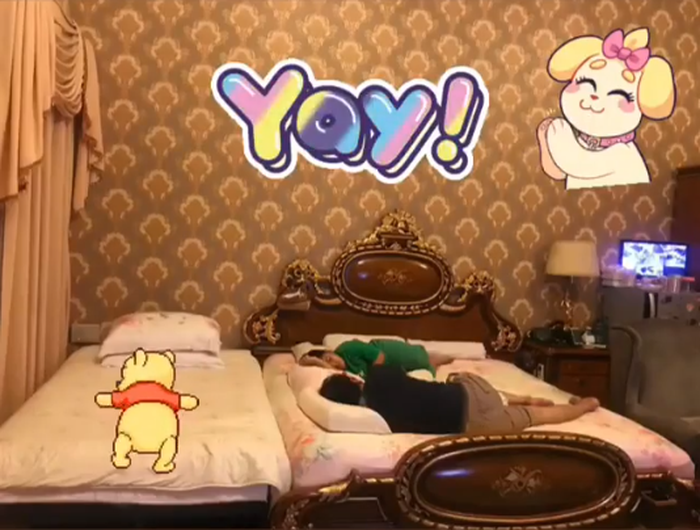 Kamar Inul Daratista yang dilengkapi kasur king size