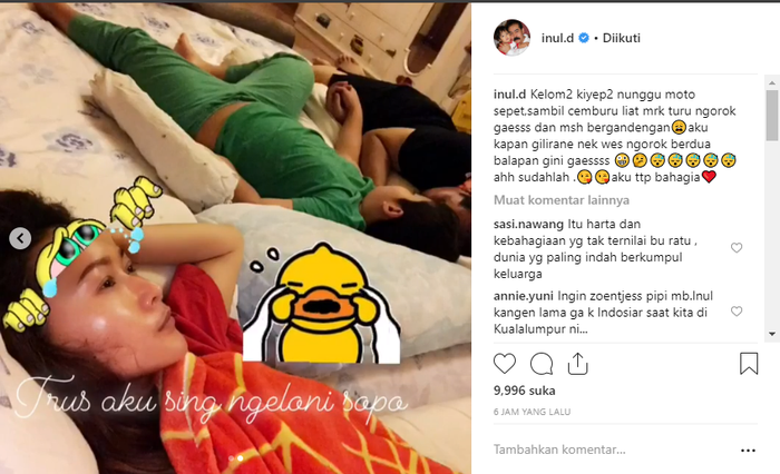 Inul Daratista cemburu