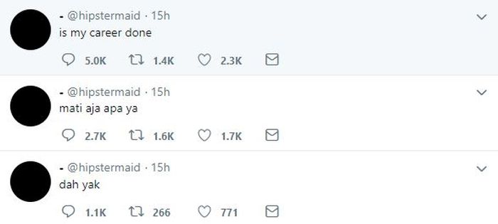 Cuitan Skinnyfabs di Twitter setelah skandalnya merebak di internet