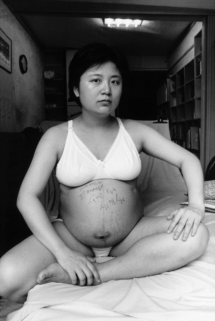 annie wang sehari sebelum melahirkan putranya