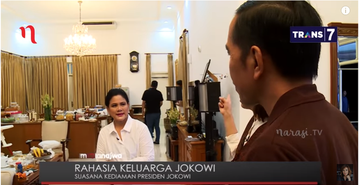 Kehangatan Jokowi dan keluarga