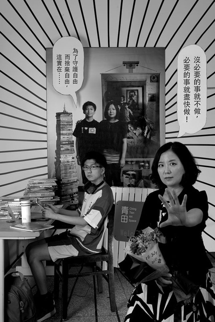 saat annie wang dan sang putra yang sudah dewasa