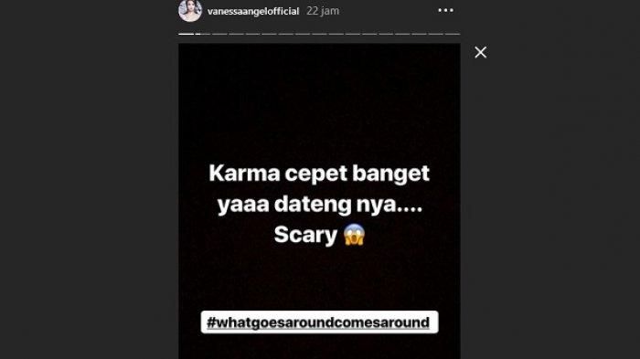 postingan Vanessa Angel