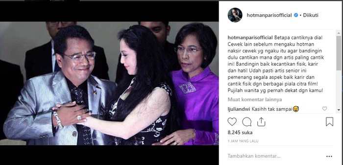 Kandas, Masa Lalu Prahara Cinta Hotman Paris dengan Meriam Bellina: You're My First Love!