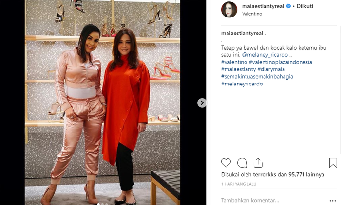 Penampilan <a href='https://pontianak.tribunnews.com/tag/maia-estianty' title='Maia Estianty'>Maia Estianty</a> yang disangka <a href='https://pontianak.tribunnews.com/tag/hamil' title='hamil'>hamil</a>
