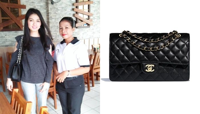 Selvi Ananda tampil modis dan sederhana dengan tas Chanel