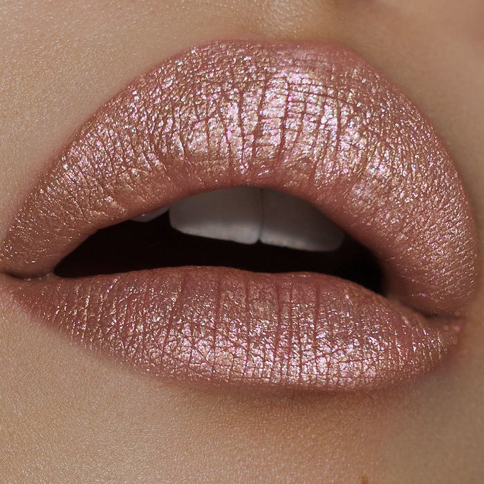 Lipstik pink champagne metalik