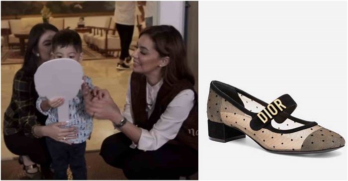 Sepatu yang dikenakan Selvi Ananda