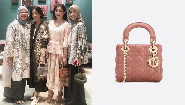 Biasa Tampil Sederhana, Ini Koleksi Tas Mewah Milik Menantu SBY Aliya Rajasa Dengan Harga Mencapai Ratusan Juta - Dior