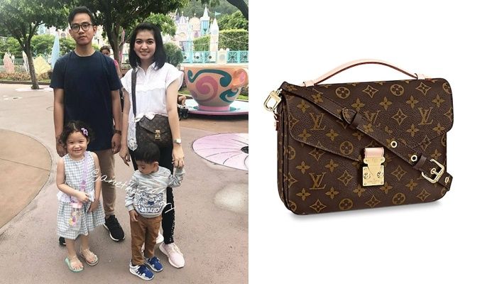 Gaya modis dan sederhana Selvi Ananda saat kenakan tas Louis Vuitton
